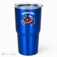 Maryland Flag Blue Crab State Gift Tumbler thumb 0