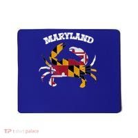 Maryland Flag Blue Crab State Gift Mousepad thumb 0