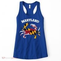 Maryland Flag Blue Crab State Gift Women's Tank Top thumb 0