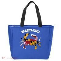 Maryland Flag Blue Crab State Gift Tote Bag thumb 0