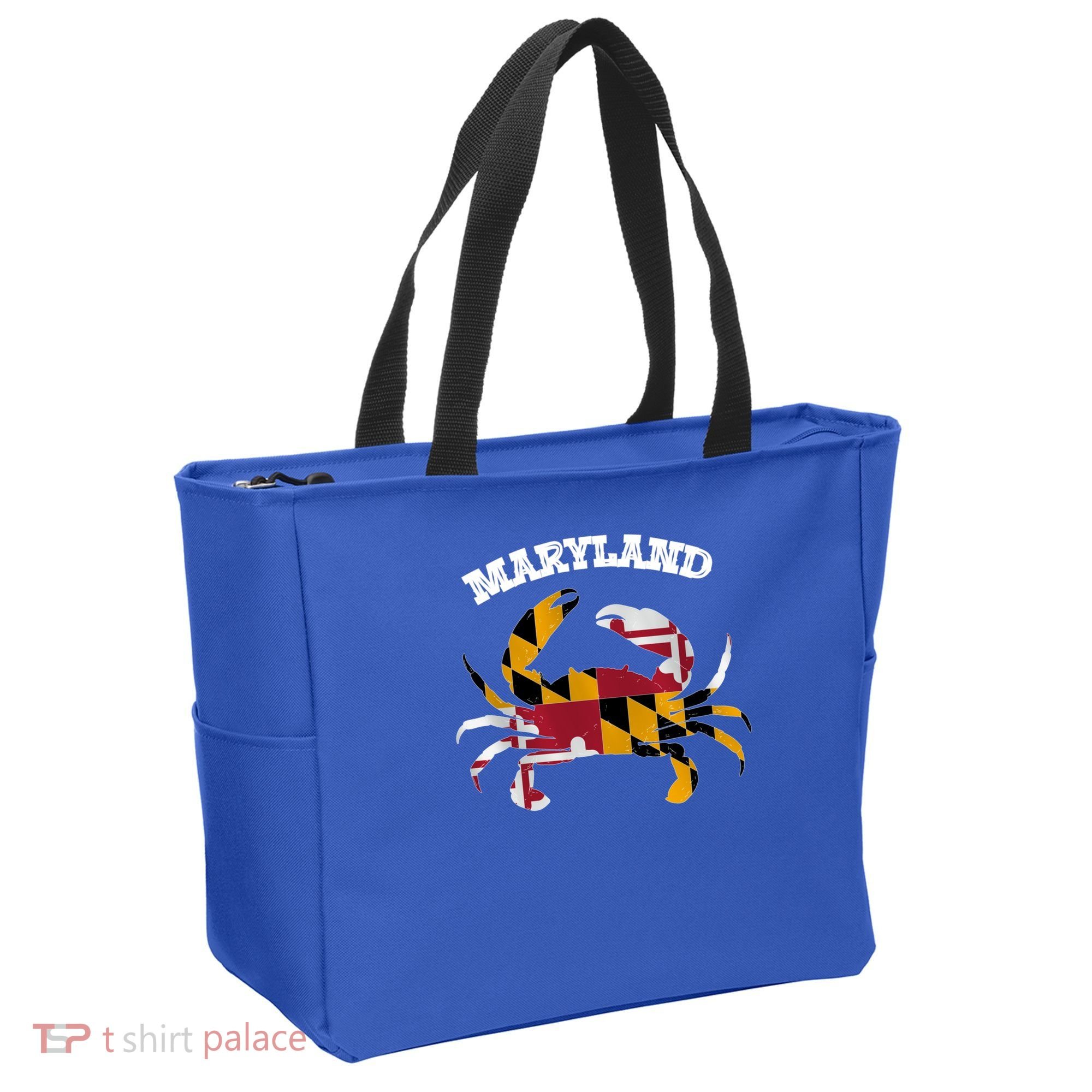 Maryland Flag Blue Crab State Gift Tote Bag