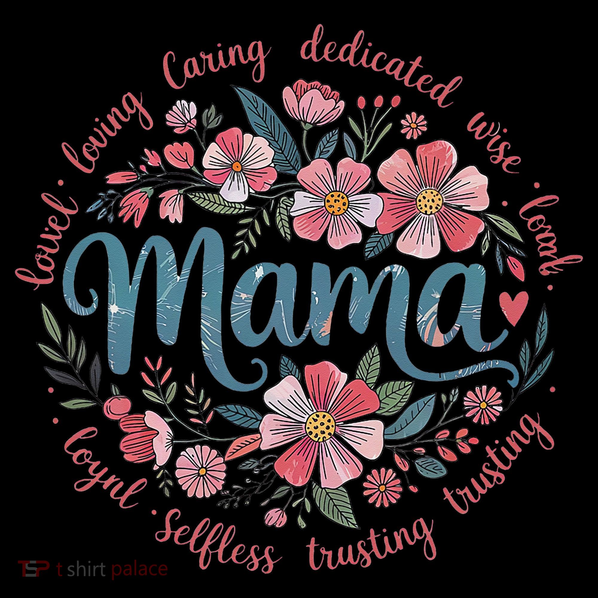 Mama Floral Boho Style She Is Mom Mothers Day Coffee Mug