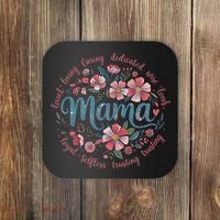 Mama Floral Boho Style She Is Mom Mothers Day Coaster thumb 0