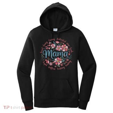 Mama Floral Boho Style She Is Mom Mothers Day Women's Hoodie