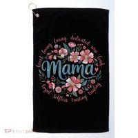 Mama Floral Boho Style She Is Mom Mothers Day Golf Towel thumb 0