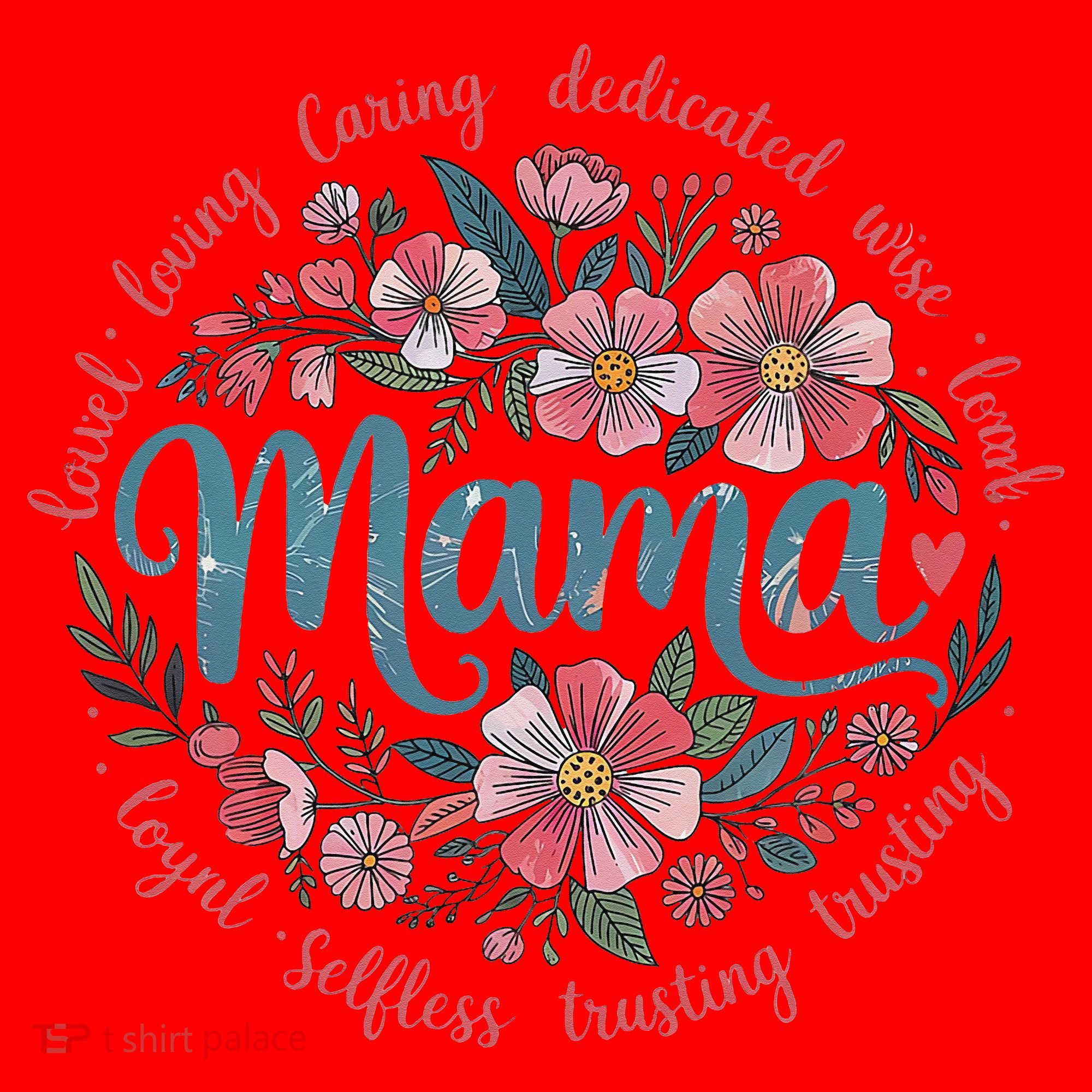 Mama Floral Boho Style She Is Mom Mothers Day Santa Hat