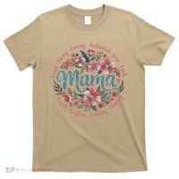 Mama Floral Boho Style She Is Mom Mothers Day T-Shirt thumb 0