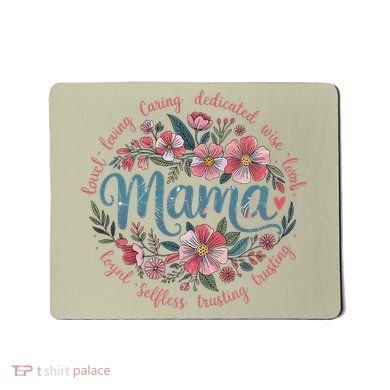 Mama Floral Boho Style She Is Mom Mothers Day Mousepad