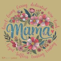 Mama Floral Boho Style She Is Mom Mothers Day Mousepad thumb 1