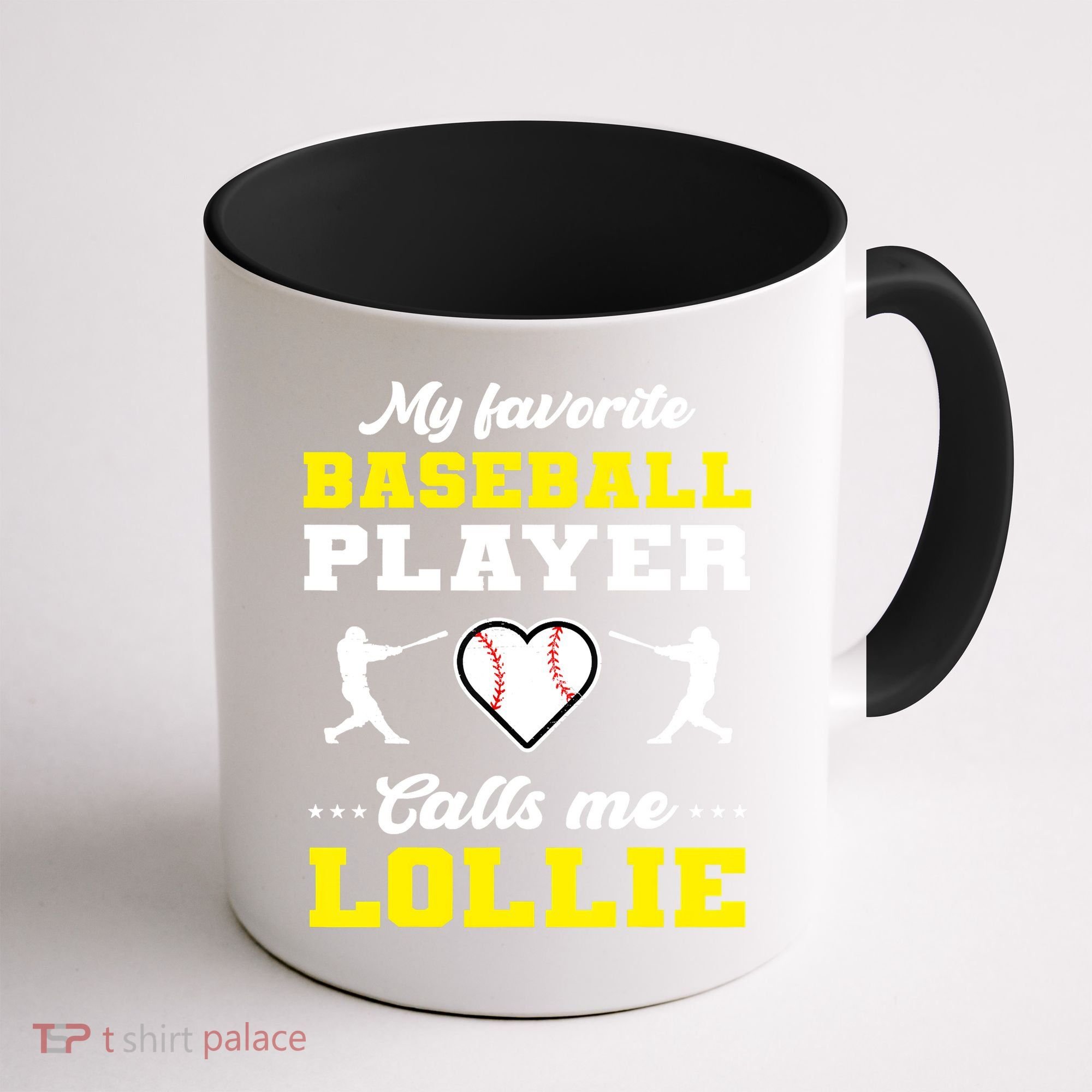 My Favorite Baseball Player Calls Me Lollie Mother's Day Coffee Mug