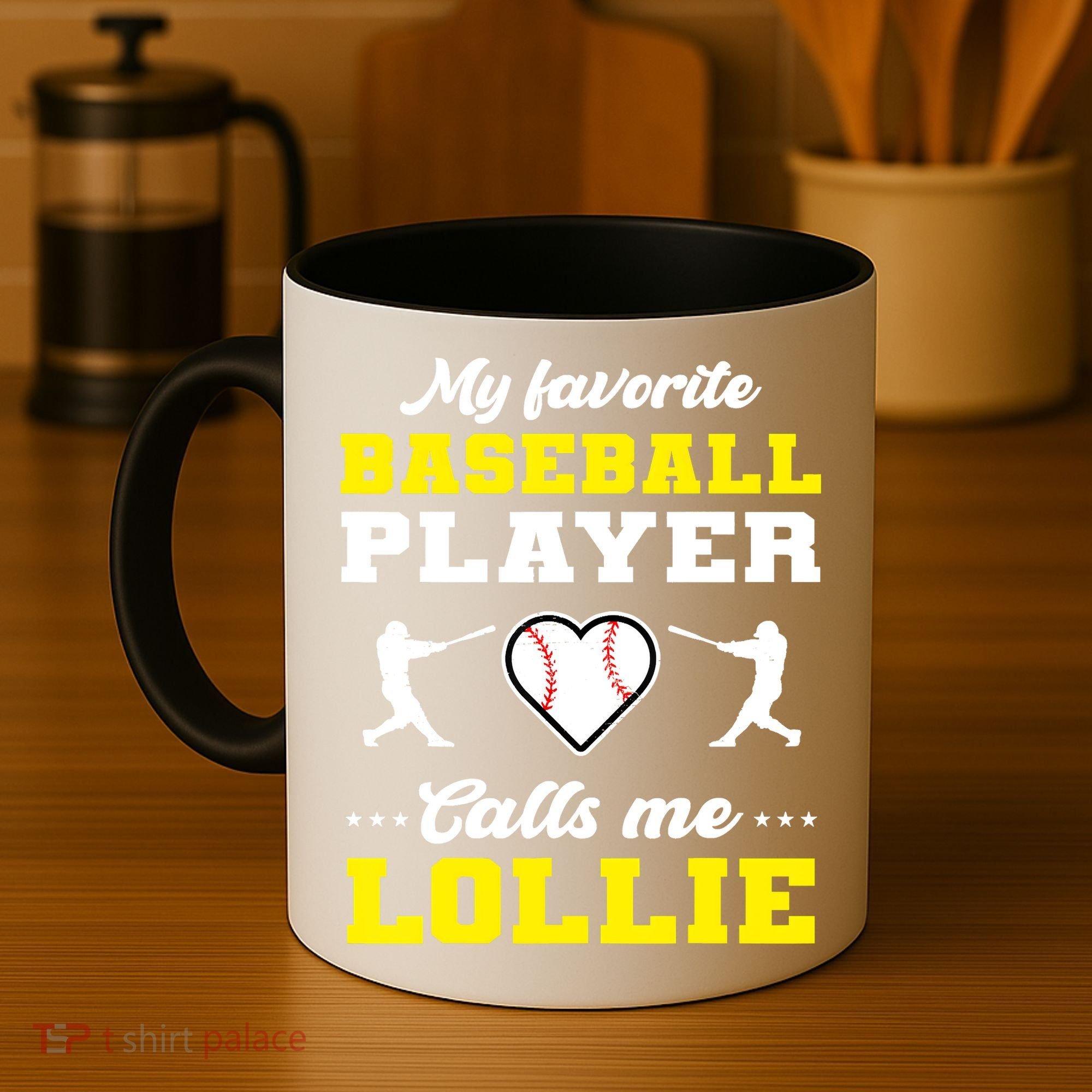 My Favorite Baseball Player Calls Me Lollie Mother's Day Coffee Mug