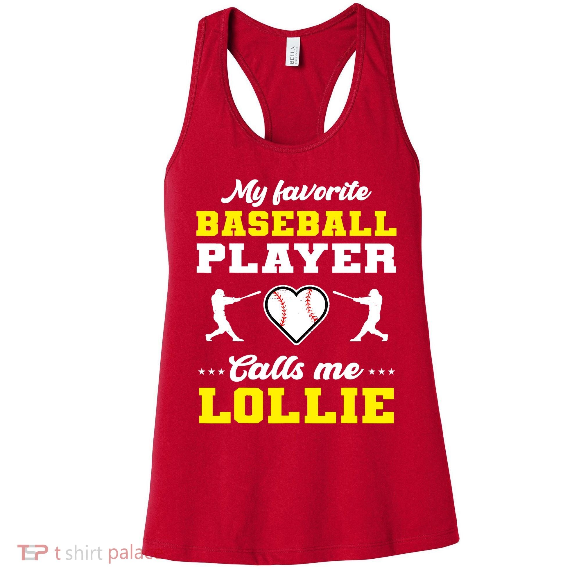 My Favorite Baseball Player Calls Me Lollie Mother's Day Women's Tank Top