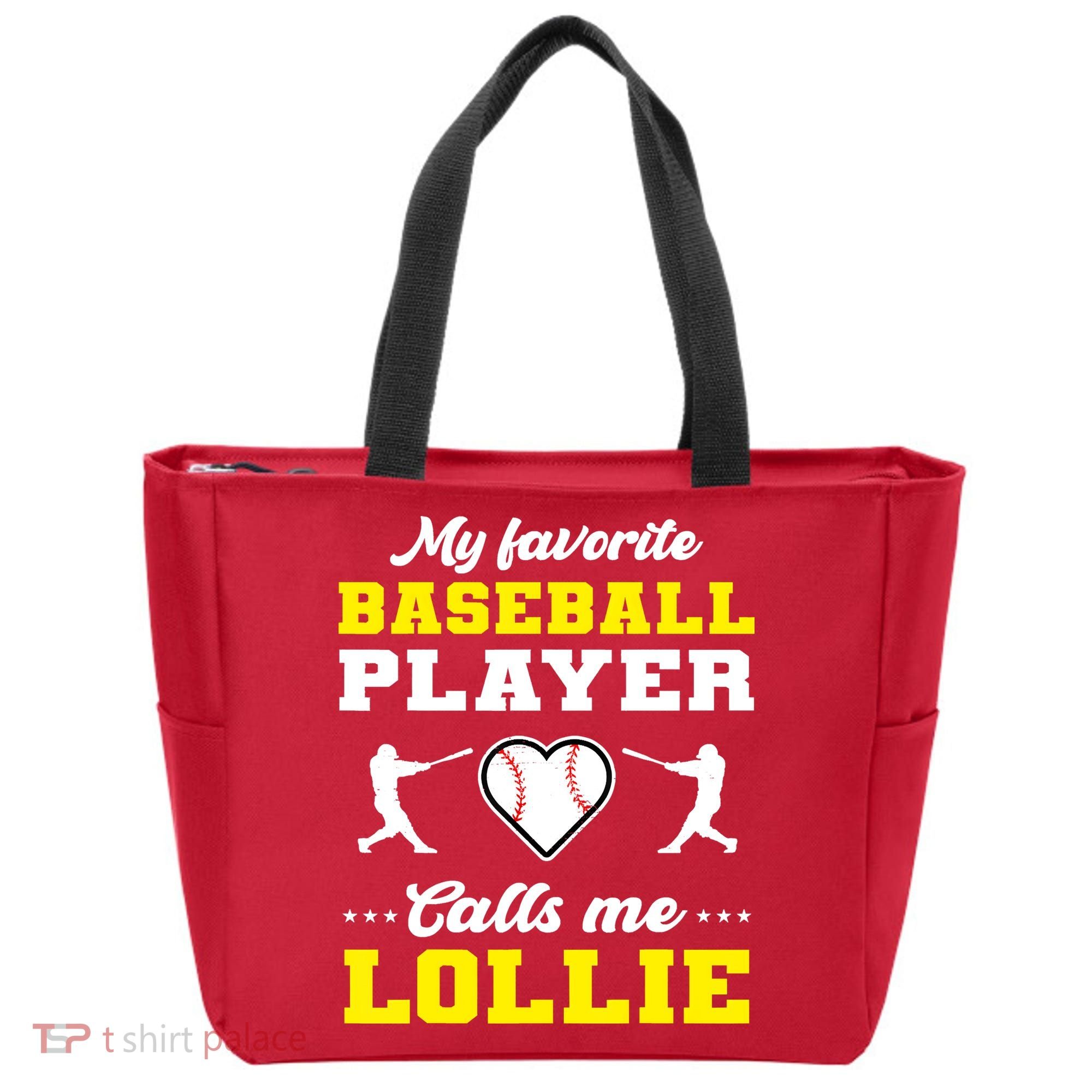My Favorite Baseball Player Calls Me Lollie Mother's Day Tote Bag