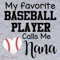 My Favorite Baseball Player Calls Me Nana Women's Sweatshirt thumb 2