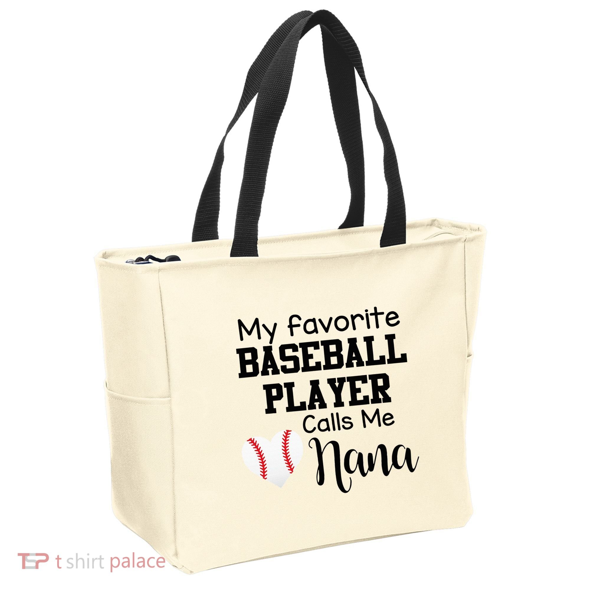 My Favorite Baseball Player Calls Me Nana Tote Bag