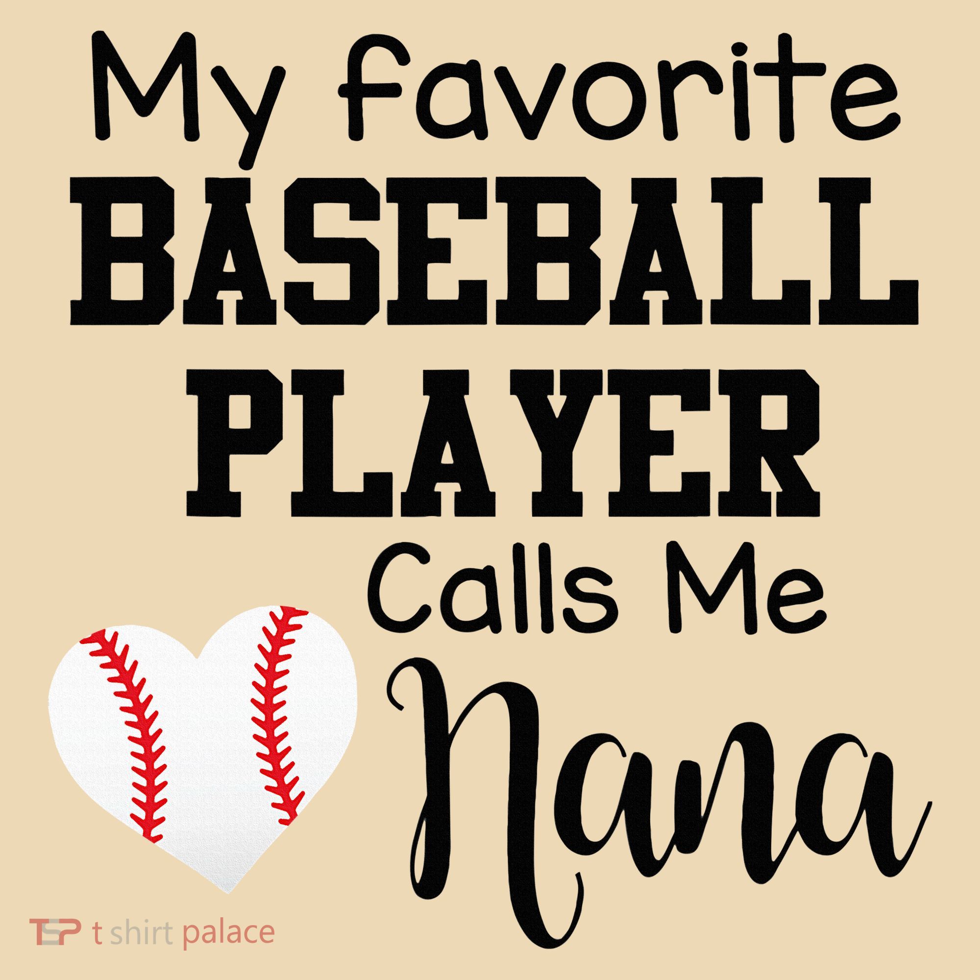 My Favorite Baseball Player Calls Me Nana Tote Bag