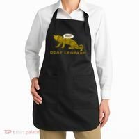 Music Funny Band Pun Deaf Leopard Joke Apron thumb 2