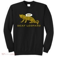 Music Funny Band Pun Deaf Leopard Joke Sweatshirt thumb 0