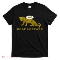 Music Funny Band Pun Deaf Leopard Joke T-Shirt thumb 0