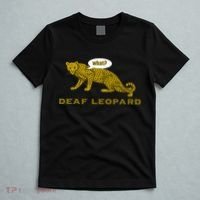 Music Funny Band Pun Deaf Leopard Joke T-Shirt thumb 5