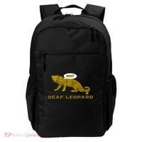 Music Funny Band Pun Deaf Leopard Joke Backpack thumb 0
