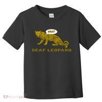 Music Funny Band Pun Deaf Leopard Joke Toddler T-Shirt thumb 0