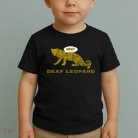 Music Funny Band Pun Deaf Leopard Joke Toddler T-Shirt thumb 2