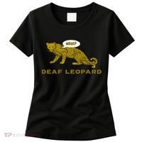 Music Funny Band Pun Deaf Leopard Joke Women's T-Shirt thumb 0