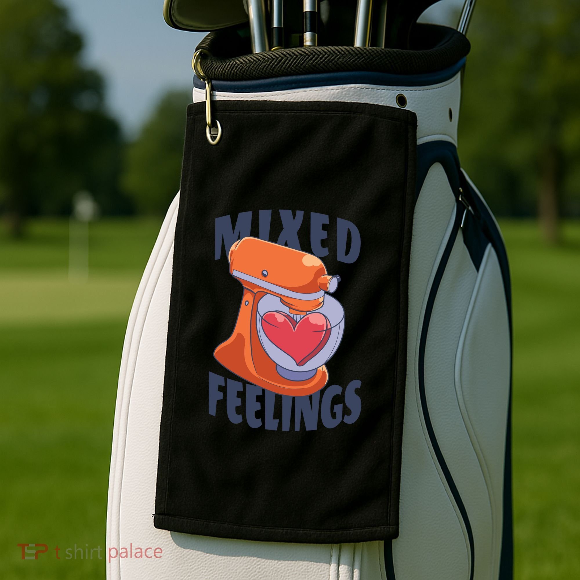 Mixed Feelings Baking Golf Towel