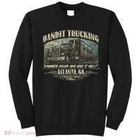 Men Funny Bandit Trucking 1977 Family Distressed Sweatshirt thumb 0
