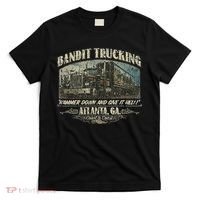 Men Funny Bandit Trucking 1977 Family Distressed T-Shirt thumb 0