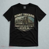 Men Funny Bandit Trucking 1977 Family Distressed T-Shirt thumb 5