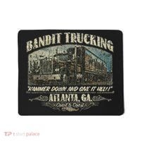 Men Funny Bandit Trucking 1977 Family Distressed Mousepad thumb 0