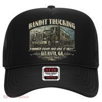 Men Funny Bandit Trucking 1977 Family Distressed Hat thumb 0