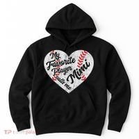 My Favorite Baseball Player Calls Me Mimi Baseball Hoodie thumb 0
