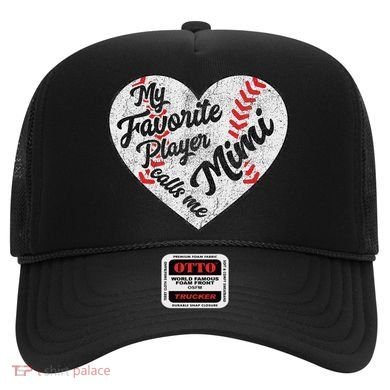 My Favorite Baseball Player Calls Me Mimi Baseball Hat