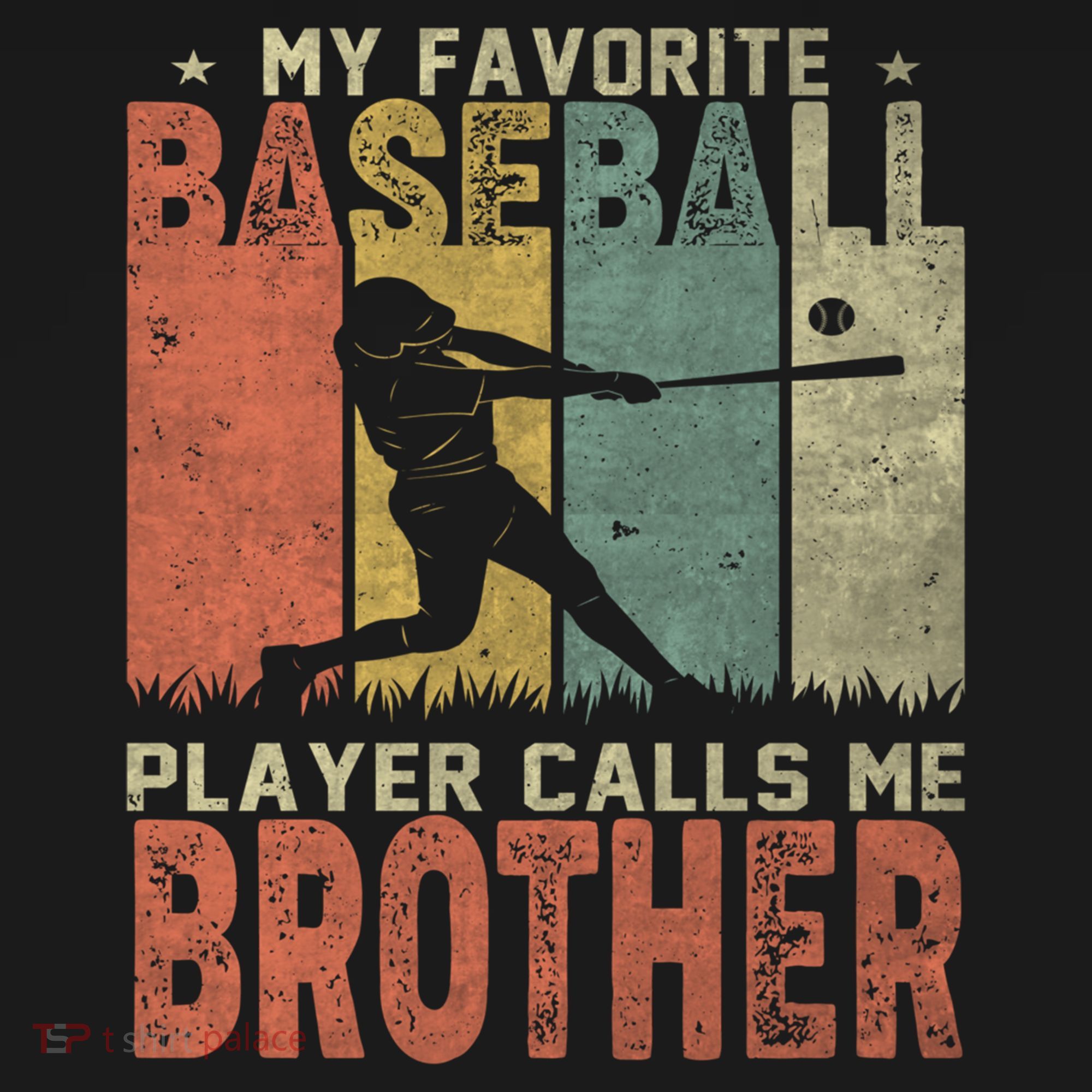 My Favorite Baseball Player Calls Me Brother Funny Baseball Gift Women's Hoodie