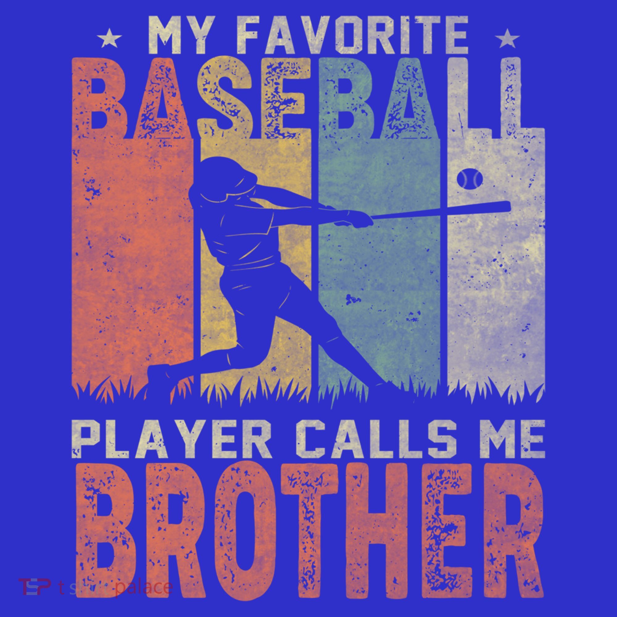 My Favorite Baseball Player Calls Me Brother Funny Baseball Gift Women's Tank Top