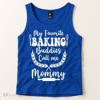 My Favorite Baking Buddies Call Me Mommy Funny Baker Cooking Cute Gift Tank Top thumb 2