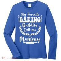 My Favorite Baking Buddies Call Me Mommy Funny Baker Cooking Cute Gift Women's Long Sleeve Shirt thumb 0