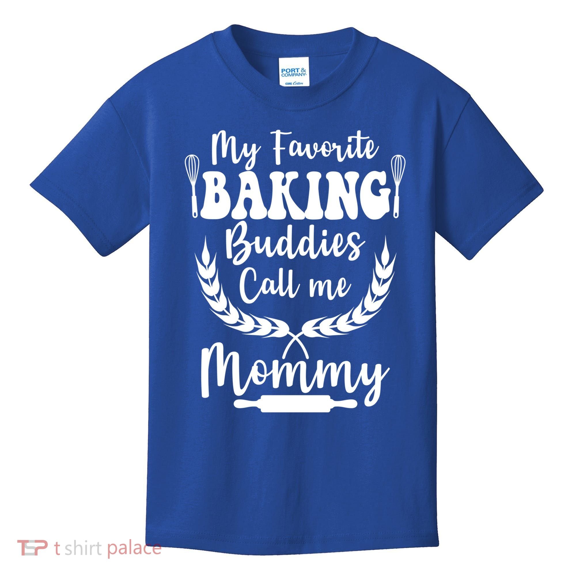 My Favorite Baking Buddies Call Me Mommy Funny Baker Cooking Cute Gift Kids T-Shirt