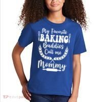 My Favorite Baking Buddies Call Me Mommy Funny Baker Cooking Cute Gift Kids T-Shirt thumb 2