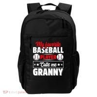 My Favorite Baseball Player Calls Me Granny Mother's Day Backpack thumb 0