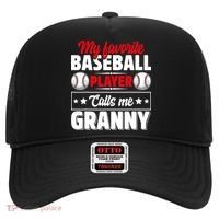 My Favorite Baseball Player Calls Me Granny Mother's Day Hat thumb 0