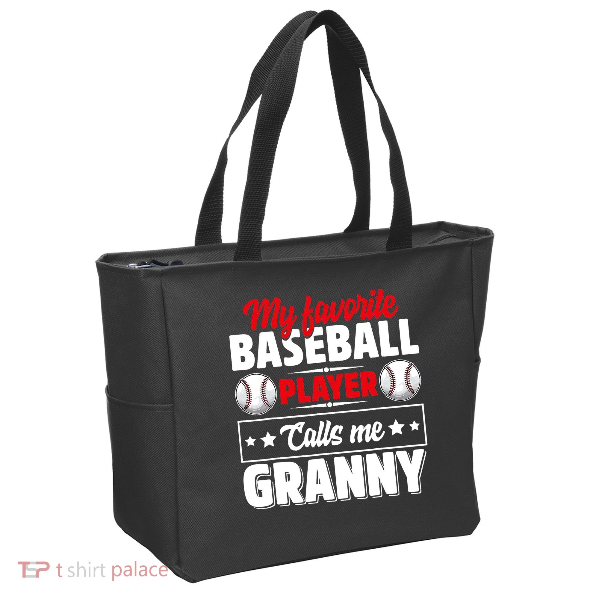 My Favorite Baseball Player Calls Me Granny Mother's Day Tote Bag