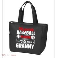 My Favorite Baseball Player Calls Me Granny Mother's Day Tote Bag thumb 3