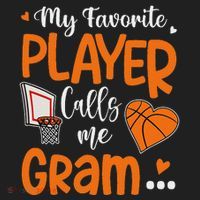 My Favorite Basketball Player Calls Me Gram Women's Sweatshirt thumb 2