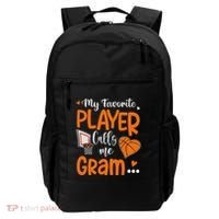 My Favorite Basketball Player Calls Me Gram Backpack thumb 0