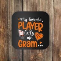 My Favorite Basketball Player Calls Me Gram Coaster thumb 0
