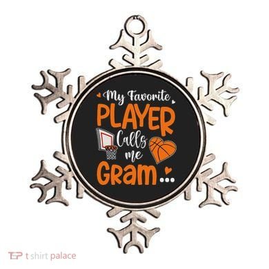 My Favorite Basketball Player Calls Me Gram Ornament
